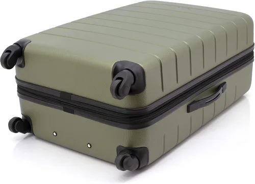 Miniatura 5 de Wrangler - Juego de piezas de equipaje inteligente con portavasos y puerto USB, Verde oliva
