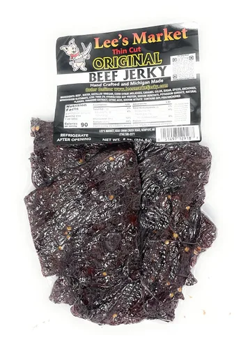 Miniatura 15 de Lee's Market Carne seca de rábano picante - Suave y tierna - Bocadillo saludable bajo en carbohidratos y sin gluten - Apto para paleo y keto