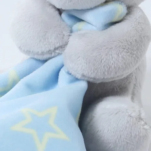 Miniatura 5 de CREVENT - Manta de felpa acogedora para bebé, mantita de seguridad con caras de animales para niños pequeños, regalo para bebés recién nacidos