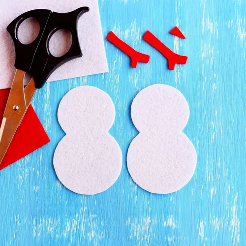 Miniatura 6 de Rtteri Hojas de tela de fieltro blanco de 9 x 12 pulgadas a granel, cuadrados de fieltro suave de 0.039 in de grosor para manualidades, costura