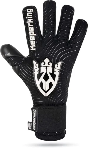 Miniatura 2 de Keeperking Guantes profesionales de portero de fútbol para niños, chicos, jóvenes, adultos, hombres, guantes de portero de fútbol con agarre fuerte