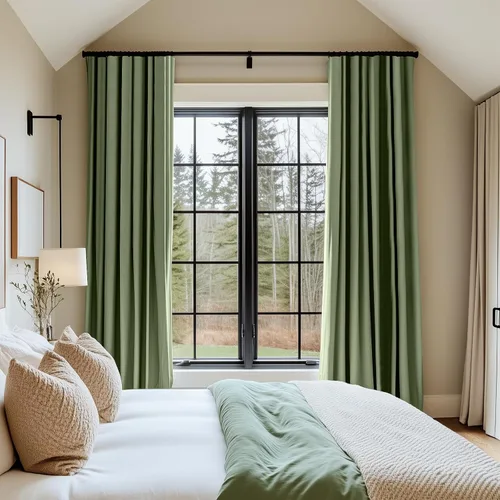 Miniatura 6 de jinchan Cortinas de terciopelo para sala de estar, cortinas de lujo con aislamiento térmico para dormitorio de 120 pulgadas de largo, elegantes