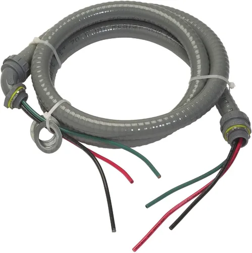 Cable de conexión prearmado no metálico estanco de 1/2 pulg. x 6 pies Southwire 55189407 10/3 ULTRA Whip