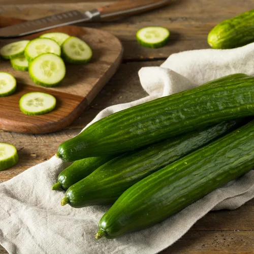 Miniatura 6 de The Old Farmer's Almanac Heirloom Tendergreen - Semillas de pepino sin eructos – Premium sin OMG, polinizado abierto, reliquia, origen