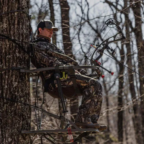 Miniatura 6 de Summit Treestands Goliath SD asiento para trepar árboles, color roble musgo