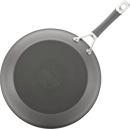 Miniatura 12 de Circulon Radiance - Juego de utensilios de cocina antiadherentes anodizados duros, juego de ollas y sartenes de cocina, 10 piezas, color gris