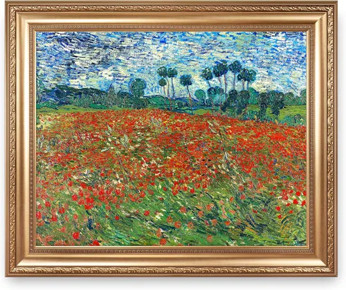 Miniatura 228 de A&T ARTWORK Noche estrellada sobre el Ródano de Vincent Van Gogh. Tamaño del marco: 36 x 30 pulgadas, tamaño de la imagen: 30 x 24 pulgadas