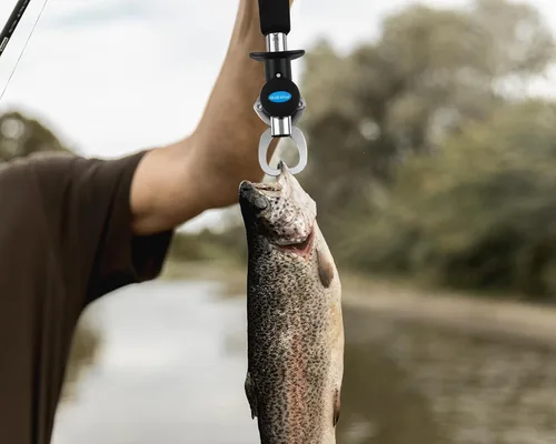 Miniatura 7 de Pinza de pescado con cinta métrica retráctil de pescado pinza de labios de pescado con escala para pesca
