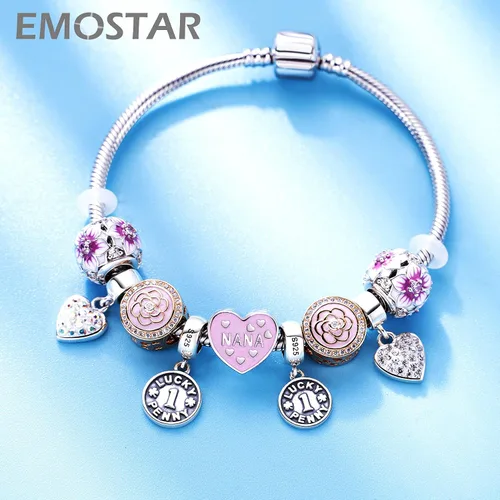 Miniatura 4 de EMOSTAR Dijes para el día de San Valentín, nudo celta, lápiz labial rojo, I Love You, conciencia sobre el autismo, magnolia, niño y niña enamorada