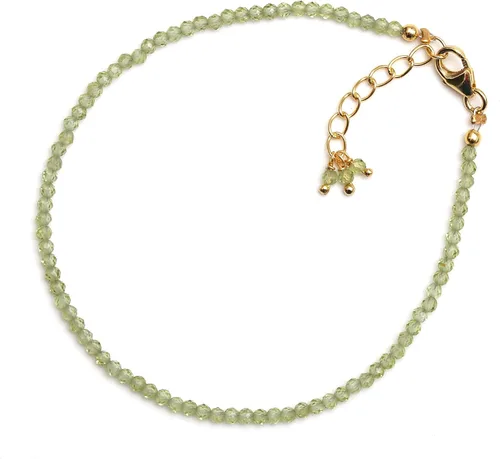 Miniatura 9 de Pulsera ajustable de plata esterlina 925 con cuentas completas para mujer, cuentas de piedras preciosas naturales, pulsera delicada, regalo