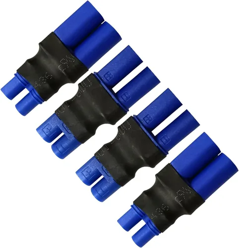 2 unids EC3 macho a EC5 hembra adaptador de conector y 2 unids EC3 hembra a EC5 macho adaptador de conector para modelos RC