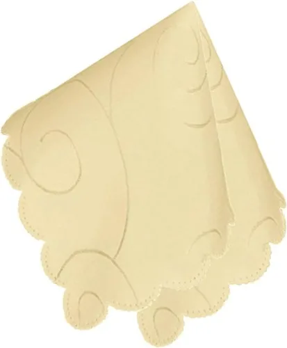 Miniatura 16 de Mantel EcoSol Designs de microfibra, con estampado de damascos, resistente a las arrugas y las manchas