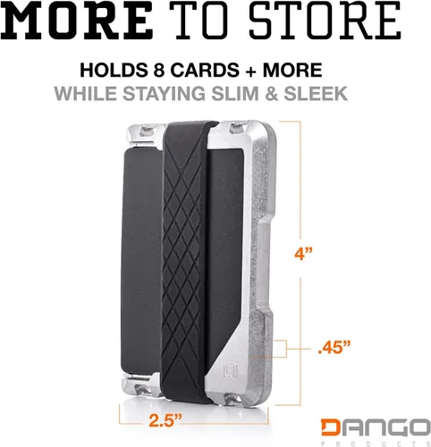 Miniatura 4 de Dango - Cartera minimalista delgada para hombre, bloqueo RFID, plegable