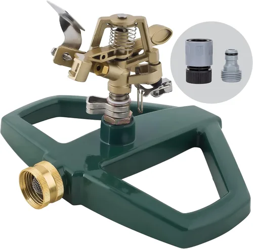 Miniatura 9 de Melnor 65176AMZ - Paquete doble de aspersor pulsante con pico de metal