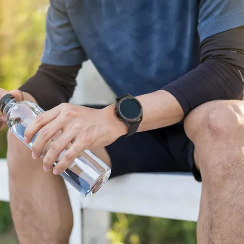 Miniatura 7 de Vanjua Bandas compatibles con Garmin Venu 2 Plus, Venu Sq, Venu y Vivoactive 3, correa de repuesto deportiva de silicona suave para Garmin Vivomove