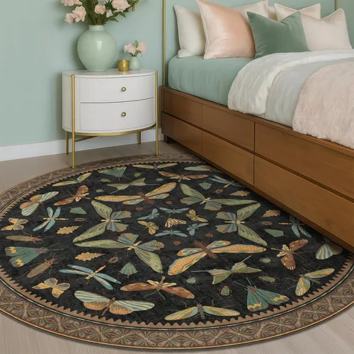 Miniatura 106 de Hazo Haus Alfombra de Baño Bohemia Lavable 2x3, Alfombras Pequeñas para Cocina, Tocador, Puerta Principal Entrada Interior, Antideslizante Pelo Bajo