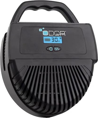 Odor Crusher - Eliminador de olores limpio portátil, ajustes de potencia ajustables y tiempos de ciclo personalizados, tamaño compacto 9 "x 7.15" x