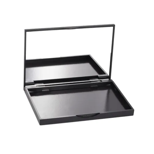 Miniatura 5 de Paquete de 5 paletas magnéticas de maquillaje con espejo, caja de almacenamiento dispensadora de cosméticos vacía para sombra de ojos, labios