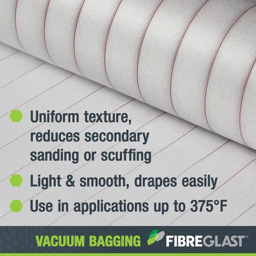 Miniatura 3 de Fibre Glast Econostitch Capa de pelado, 1 yarda – Obtén una superficie fácil, uniforme y fuerte en capas manuales de reparaciones de aire, auto