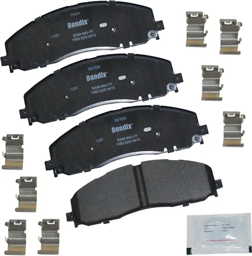 Miniatura 341 de Pastillas de freno delanteras cerámicas Bendix Priority1 CFC2302 para Hyundai Elantra 2021, Sonata 2022-2020, Kia K5 2023-2021
