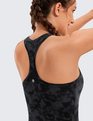 Miniatura 5 de CRZ YOGA - Camisetas sin mangas de entrenamiento para mujer, con espalda cruzada, brasier deportivo, para yoga, gimnasio