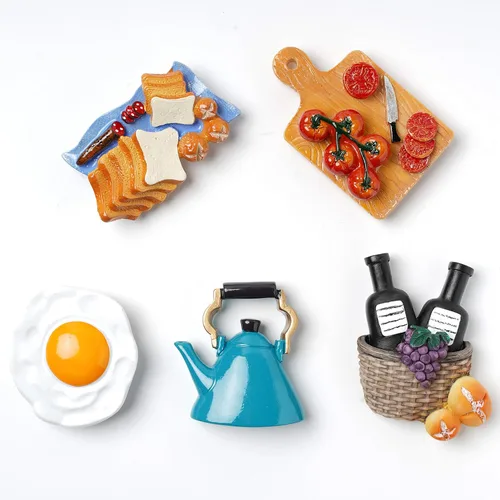 Miniatura 5 de Imanes de refrigerador para imanes de refrigerador, bonitos imanes para decoración de cocina, perfectos para refrigeradores, pizarras blancas, mapas