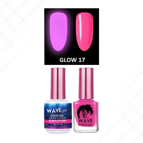 Miniatura 18 de Wavegel WAVEGEL - Juego de gel y esmalte de uñas a juego - Brilla en la oscuridad - # 01