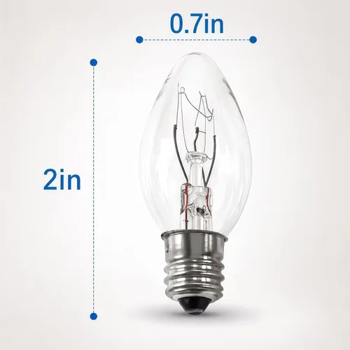 Miniatura 2 de Cable de repuesto para lámpara de sal del Himalaya con interruptor de atenuación, paquete de 2 cables de lámpara de sal de 5 pies con 6 bombillas