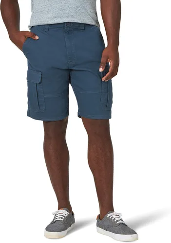 Wrangler Authentics - Pantalones cortos tipo cargo clásicos y elásticos para hombre
