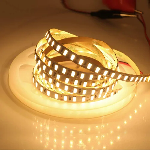 Miniatura 5 de Tira de luces LED de 16.4 pies, 12 V, 600 unidades SMD 5630, impermeables, flexibles, superbrillantes, 2 veces más brillo que la cinta LED SMD5050
