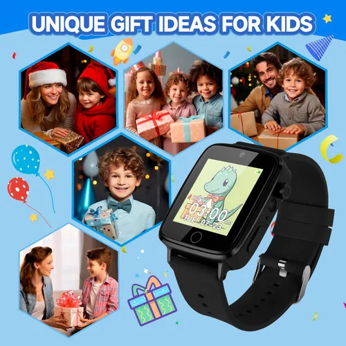 Miniatura 7 de ZUODUN Reloj para Niños Juguetes para Niños con 26 Juegos, Reloj Inteligente con Cámara para Niños de 4 a 12 Años, Pantalla Táctil, Podómetro