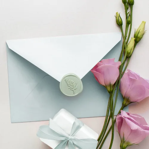 Miniatura 3 de UNIQOOO 180 piezas de perlas de cera de sellado verde salvia para sello de cera, ideal para adornar sobres de tarjetas, invitaciones de boda