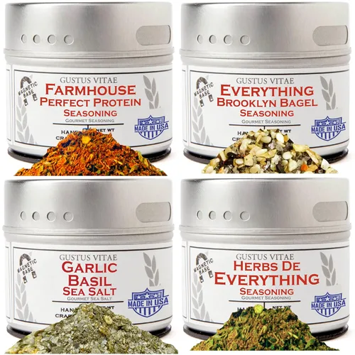 Colección de cocina de lujo para principiantes | Condimentos y frotaciones gourmet | Todo natural, sin OMG | Lote pequeño | Mezclas de especias