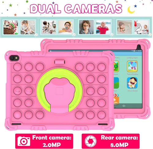 Miniatura 6 de Tablet Android 15 para niños, tabletas de 10 pulgadas para niños, 8 GB RAM 32 GB ROM 1 TB Expand, tableta para niños pequeños con control parental