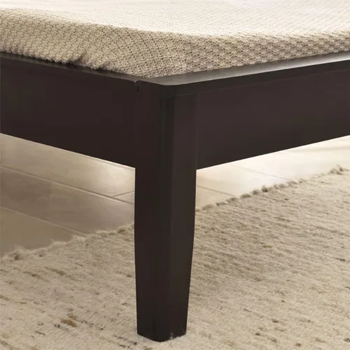 Miniatura 4 de Woodpeckers Furniture And Mattress Stella - Marco de cama con plataforma de madera de pino macizo (negro, tamaño Queen (estándar de EE. UU.))
