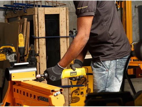 Miniatura 7 de DEWALT Esmerilador, con cable, 1-1/2 pulgadas, 4.2 amperios, 25,000 RPM, capacidad AC/DC (DWE4887)