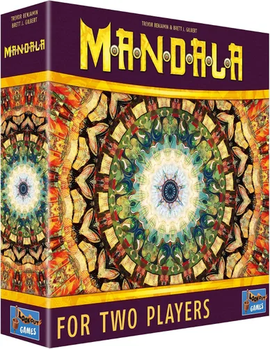 Juego de mesa Mandala | Desafiante juego para dos jugadores con hermoso arte abstracto | Juego de mesa de estrategia para adultos y niños | A partir