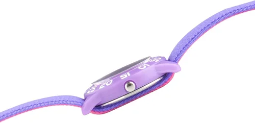 Miniatura 4 de Disney Princess Kids' Plastic Time Teacher Analog Quartz Nylon Strap Watch