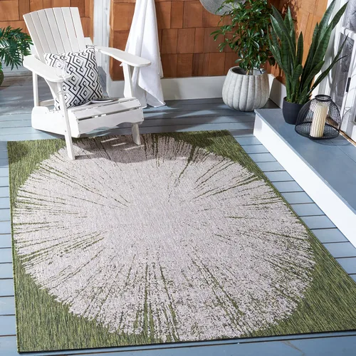 Miniatura 12 de Safavieh Courtyard Collection CY8893 - Alfombra decorativa para interiores y exteriores, no desprende pelusa, fácil de limpiar, 2 x 3 pies 7 beige