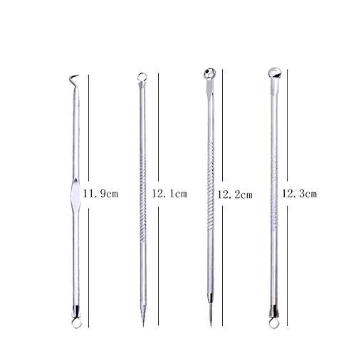 Miniatura 3 de BNP Kit de eliminación de acné de 4 piezas, removedor de espinillas, comedones, para manchas, puntos blancos, eliminación de zit, nariz y cara