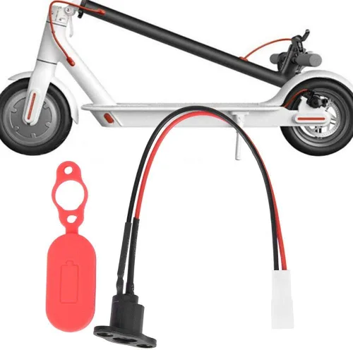 Miniatura 5 de Battery Charger Connector Plug Charging Port for M365 with Waterproof Cover for M365 Electric Scooter Accessory