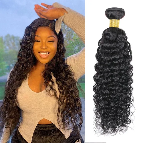 Miniatura 34 de Paquetes de cabello afro rizado y kinky, extensiones de cabello humano de 8 pulgadas, tejido rizado sin procesar, doble entretejido, virgen
