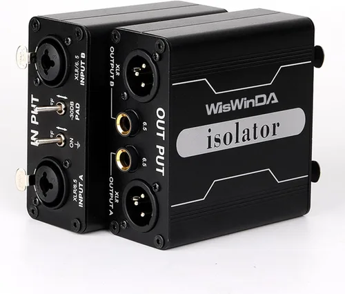 Miniatura 9 de XLR - Aislador de bucle de tierra para sistema estéreo para el hogar, altavoz, audio de coche, kit de automóvil, reproductor de audio