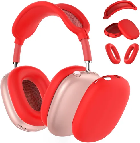 Miniatura 30 de Funda rígida para AirPods Max con modo de sueño, funda de transporte para auriculares con almohadillas de silicona para AirPods