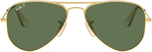 Miniatura 8 de Ray-Ban Junior Rj9506s - Gafas de sol de aviador de metal para niños Plata/Gris Espejo Plata