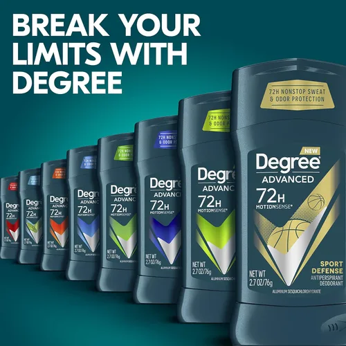 Miniatura 4 de Degree Desodorante Antitranspirante Avanzado para Hombres Protección de 72 Horas Contra el Sudor y el Olor Sport Defense Antitranspirante Para