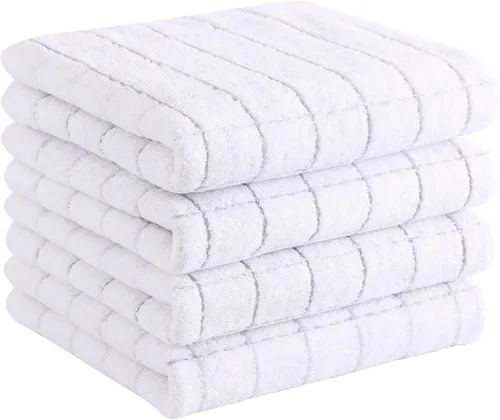 Miniatura 159 de Homaxy Paños de cocina 100% algodón de felpa, toallas de cocina ultra suaves y absorbentes para la cocina, adecuadas para secar y lavar platos