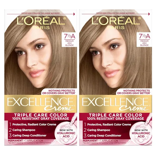 Miniatura 33 de L'Oreal Paris Excellence Crème - Tinte permanente para el cabello, color de cabello de triple cuidado, complejo Pro-Keratine para una cobertura