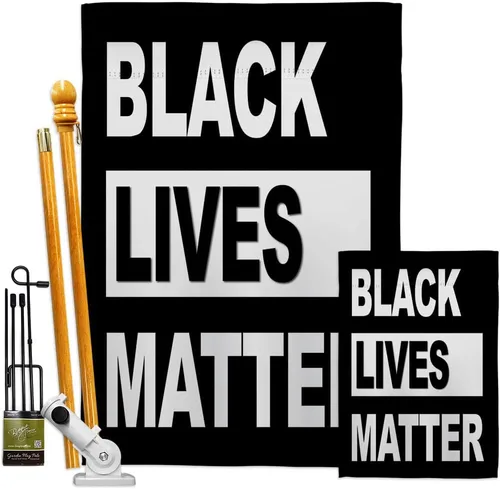 Miniatura 11 de BLM - Juego de derechos civiles de apoyo, causa, anti racismo, revolución, movimiento, igualdad, decoración social, cartel de regalo para patio