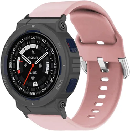 Miniatura 9 de hengkang Correas de reloj Amazfit Active Edge para mujeres y hombres, elegantes correas de repuesto de silicona ajustables para Amazfit Active Edge